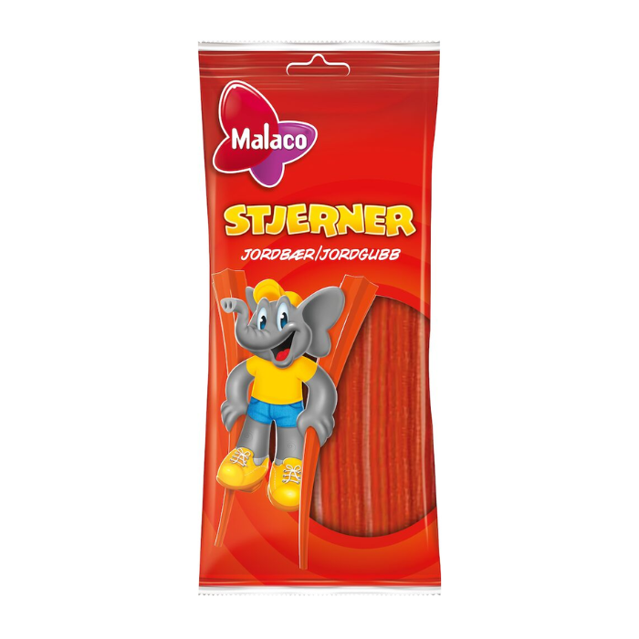 Malaco Stjerner Strawberry